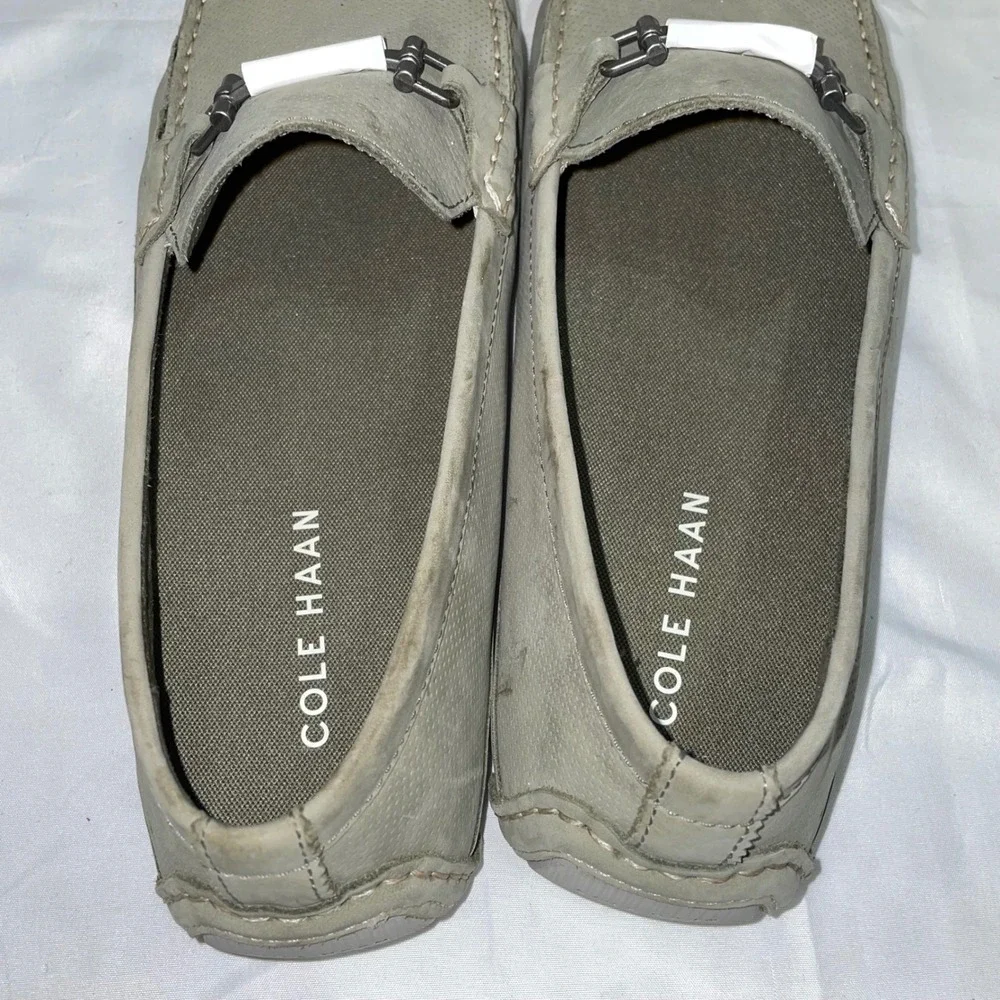 Cole Haan Gunnison Driver Loafers Olive Green Bit Detail C37272 Mens 11M
